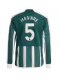 Moški Nogometna dresi replika Manchester United Harry Maguire #5 Gostujoči 2023-24 Dolgi rokav